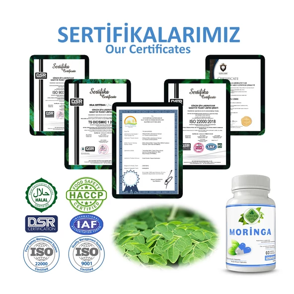 Moringa Kapsül (Moringa Capsule)  60 Adet - Resim 5