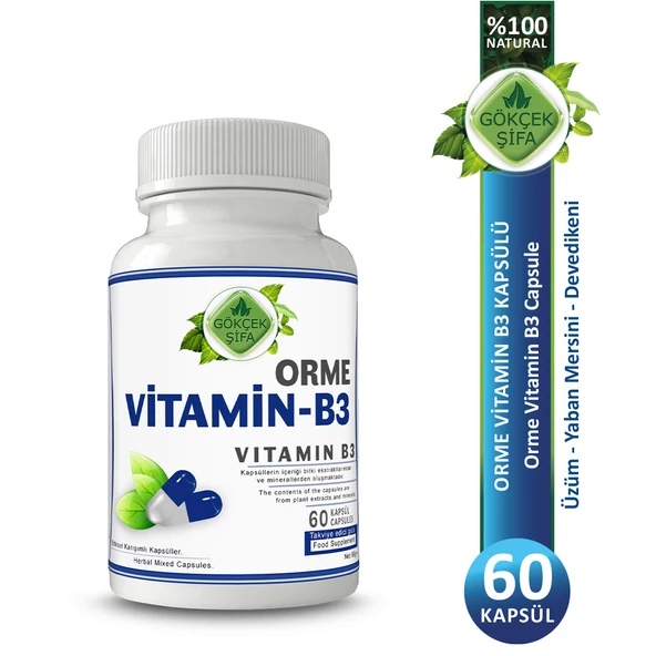 Orme Vitamin B3 Kapsül (VİTAMİN B3 CAPSULE) 60 Adet ürün görseli 1