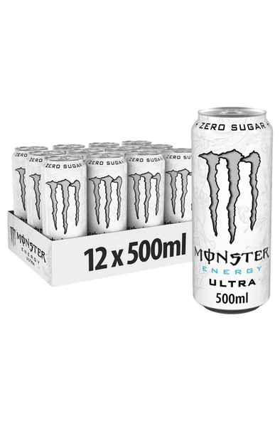 Monster Ultra Şekersiz Enerji İçeceği 12X500 ML ürün görseli 1