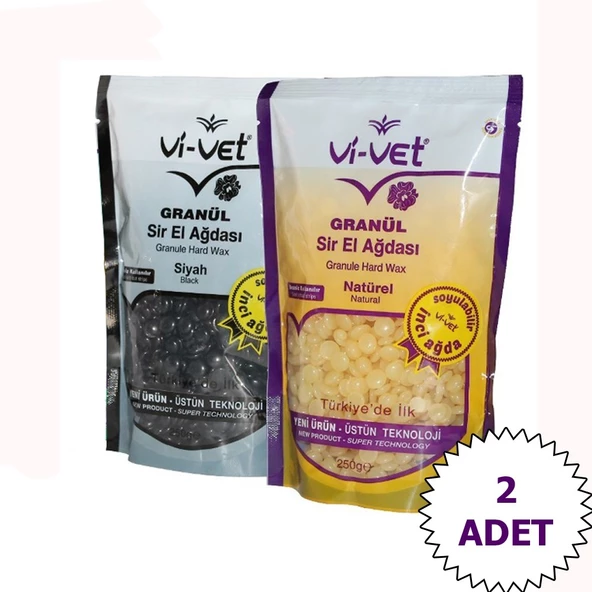 Vi-Vet Granül Sir El Ağdası Natürel 250 G + Siyah 250 G ürün görseli 1