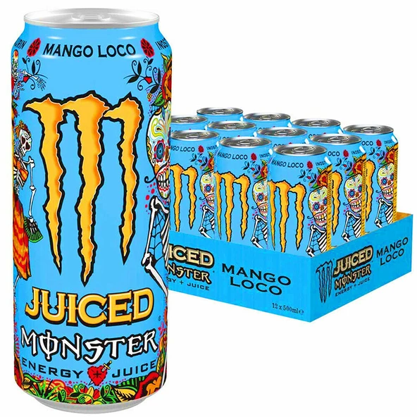 Monster Mango Loco Enerji İçeceği 12x500 ml ürün görseli 1