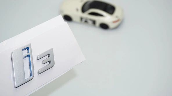 DK Tuning i3 Bagaj Gri ABS 3M 3D Yazı Logo Bmw İle Uyumlu ürün görseli 1