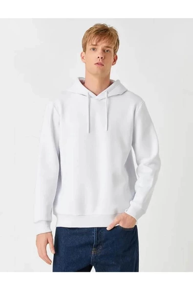 Erkek Sweatshirt Turuncu 3wam70050mk - Resim 7