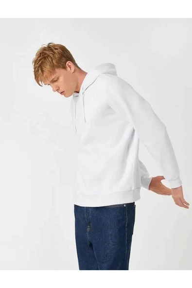 Erkek Sweatshirt Turuncu 3wam70050mk - Resim 6