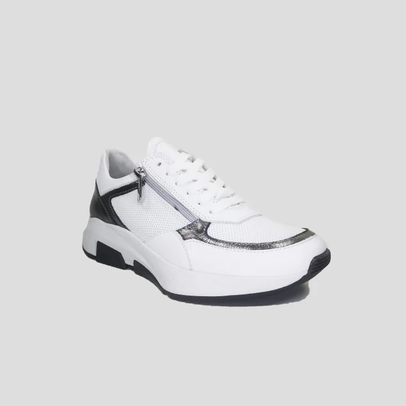 Janestt Kadın Deri Sneaker 113-2674 - Resim 4