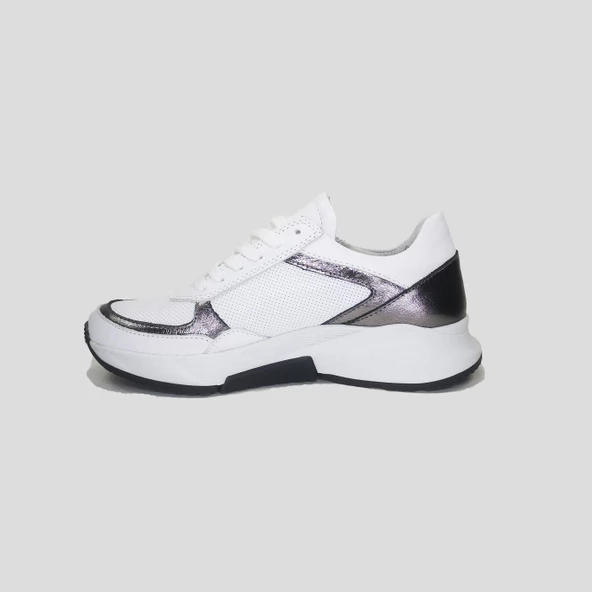 Janestt Kadın Deri Sneaker 113-2674 - Resim 3