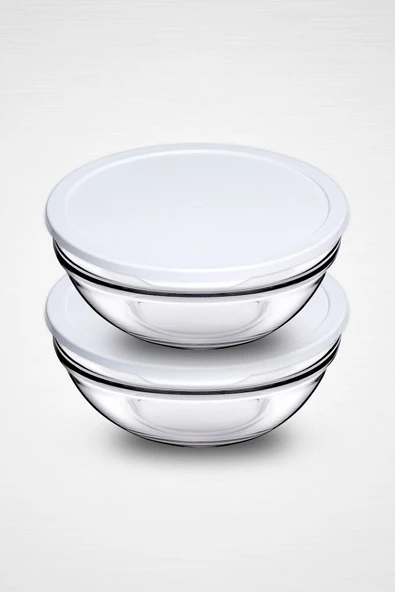 2li Chefs Kapaklı Saklama Kabı Ve Kase Takımı - 1700cc. ürün görseli 1