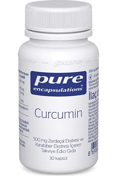 Pure Encapsulations Curcumin 500 Mg 30 Kapsül ürün görseli 1