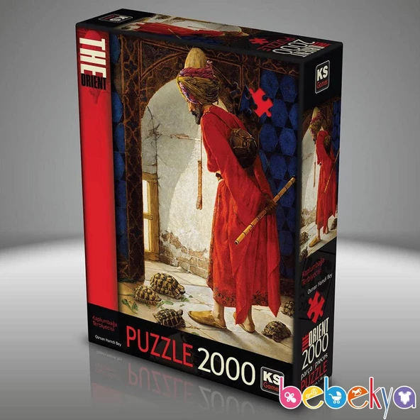 KS Games 2000 Parça Puzzle Kaplumbağa Terbiyecisi Osman Hamdi Bey Yapboz ürün görseli 1