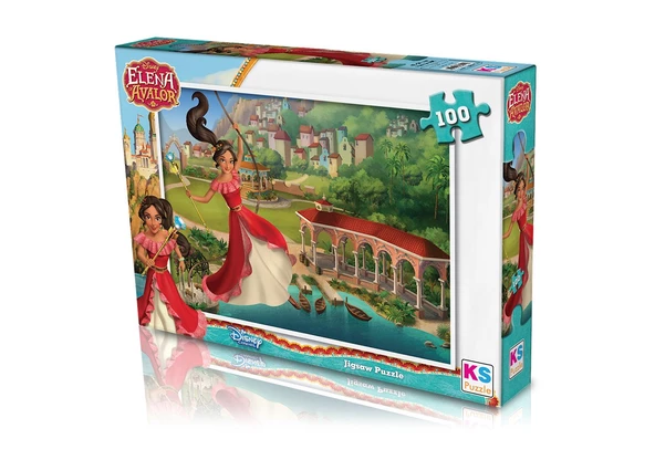 Disney Prenses Elena Lisanslı Kutulu Puzzle/Yapboz 100'parça ürün görseli 1