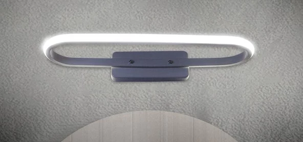 D-light Ufo Siyah Led Aplik Beyaz - Resim 2