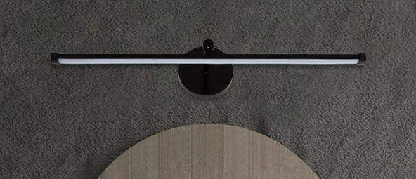 D-light Resim Ayna Aplik 50 cm. Beyaz - Resim 3