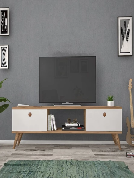 140 Cm Eda  Atlantik -Beyaz Tv Ünitesi ürün görseli 1
