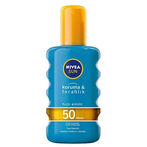 Nivea Sun Koruma Ferahlık Yağ F-50 200ml Sprey ürün görseli 1