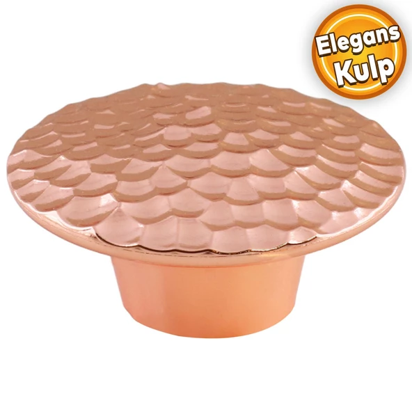Elegans Çekmece Dolap Dolabı Kapak Kulpu Kulpları Kulbu Plastik Bakır Kulp Mobilya Mutfak ürün görseli 1
