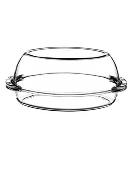 Paşabahçe 59052 Borcam Oval Kapaklı Tencere 34 cm 2850 cc ürün görseli 1