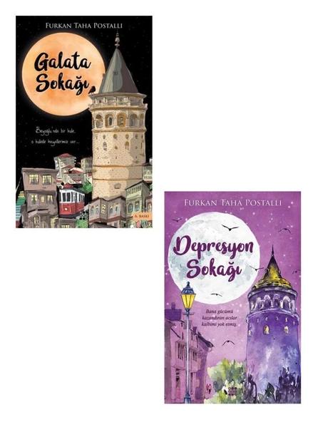 Furkan Taha Postallı Seti 2 Kitap (Galata Sokağı + Depresyon Sokağı) ürün görseli 1