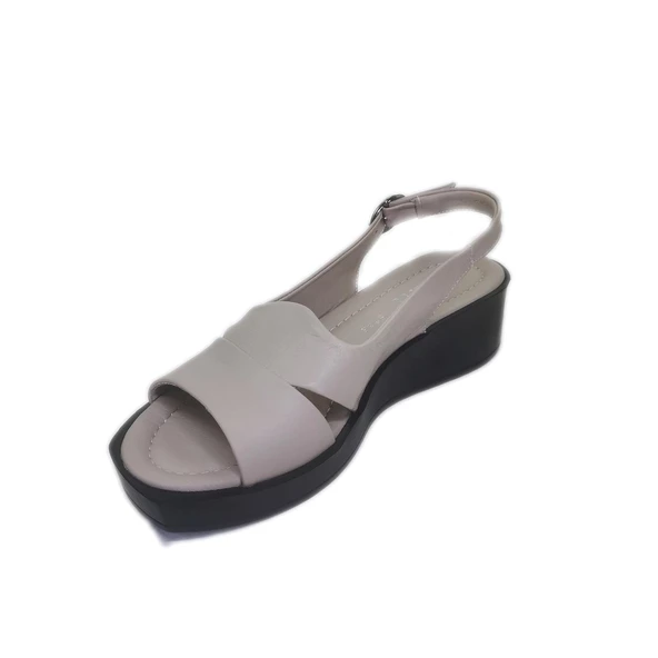 Janestt Kadın Deri Sandalet 131-6043 - Resim 9