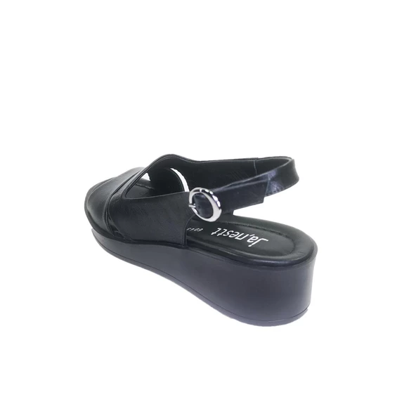 Janestt Kadın Deri Sandalet 131-6043 - Resim 4