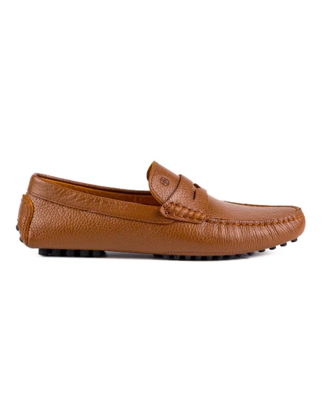 Sardes Taba Hakiki Deri Erkek Loafer Ayakkabı ürün görseli 1