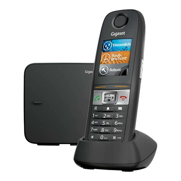 Gigaset E630 Siyah Dayanıklı DECT Telsiz Telefon ürün görseli 1