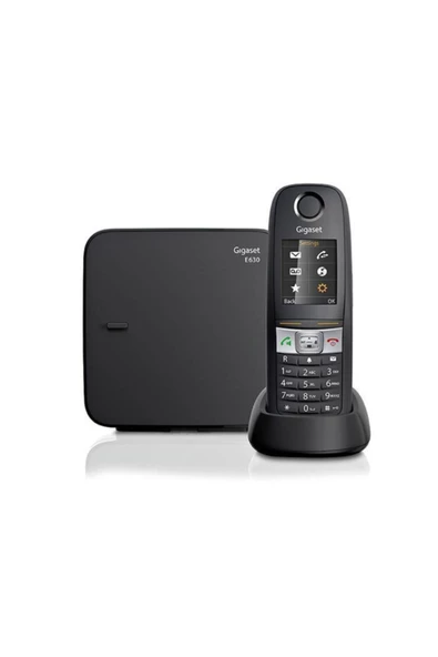 Gigaset E630 Siyah Dayanıklı DECT Telsiz Telefon - Resim 2