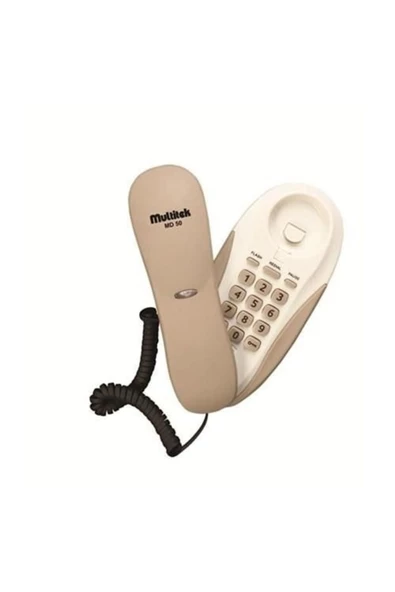Multitek MD-50 Duvar Telefonu Kablolu Analog Telefon Kapı Açma Özellikli Masaüstü Kullanımlı ürün görseli 1