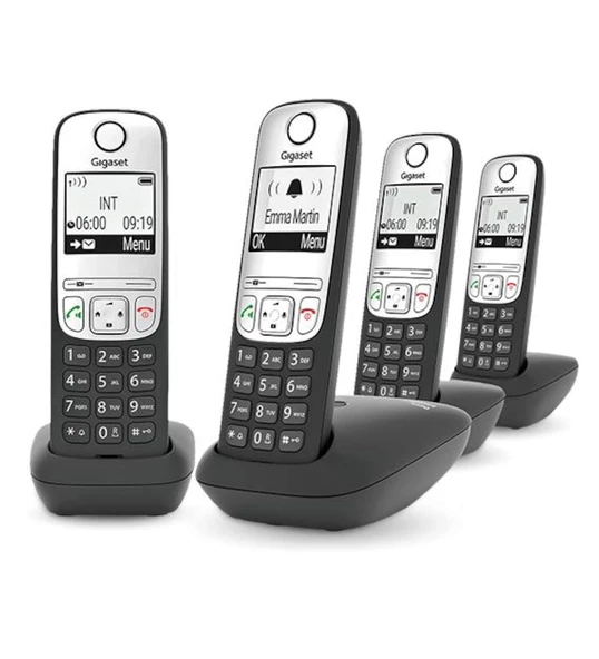 Gigaset A690 Quad 4 Ahizeli Dect Telsiz Telefon ürün görseli 1