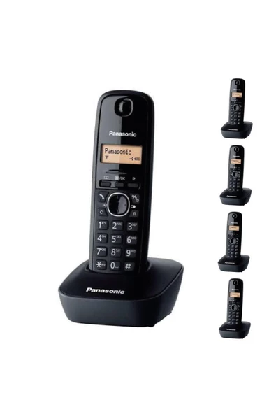 Panasonic KX-TG1611 Dect Telefon 5 Li Set ürün görseli 1