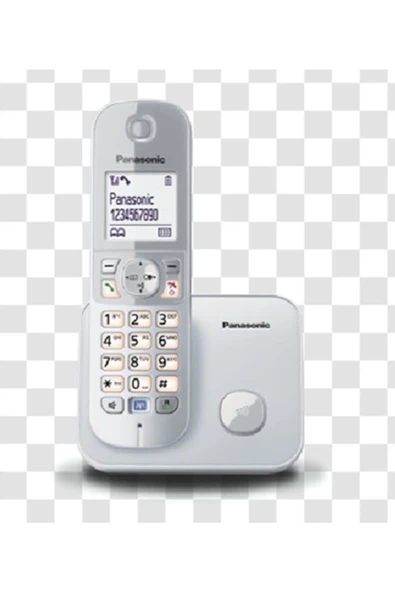 Panasonic Dect Telefon KX-TG6811 (Elektrik Kesintisinde Konuşabilme) BEYAZ ürün görseli 1
