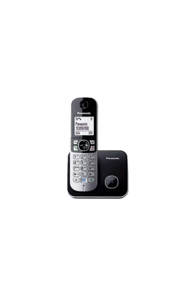 Panasonic Dect Telefon KX-TG6811 (Elektrik Kesintisinde Konuşabilme) SIYAH ürün görseli 1