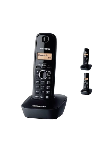 Panasonic KX-TG1611 Dect Telefon 3 Lü Set ürün görseli 1