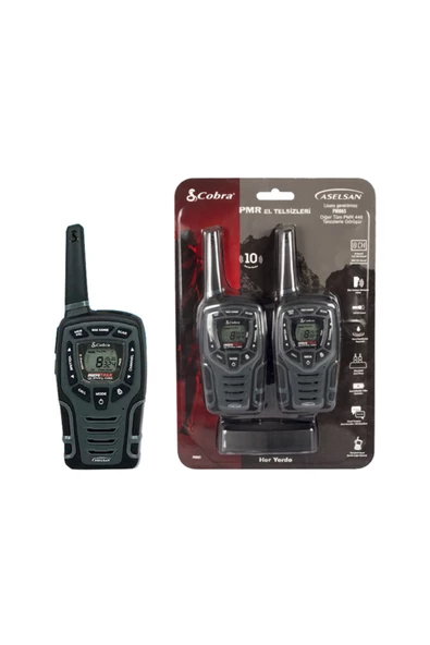 Aselsan Cobra PM865 10Km Titreşimli Pmr El Telsizi ürün görseli 1