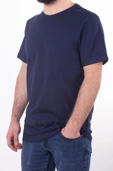 TWİSTER JEANS 1828 LACİVERT BİSİKLET YAKA ERKEK T-SHİRT ürün görseli 1