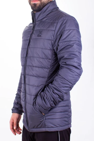 Kinetix Padded Coat Koyu Gri Günlük Şişme Erkek Mont ürün görseli 1