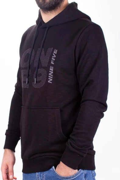 Twister 1931 Siyah Kapüşonlu Erkek Sweatshirt ürün görseli 1
