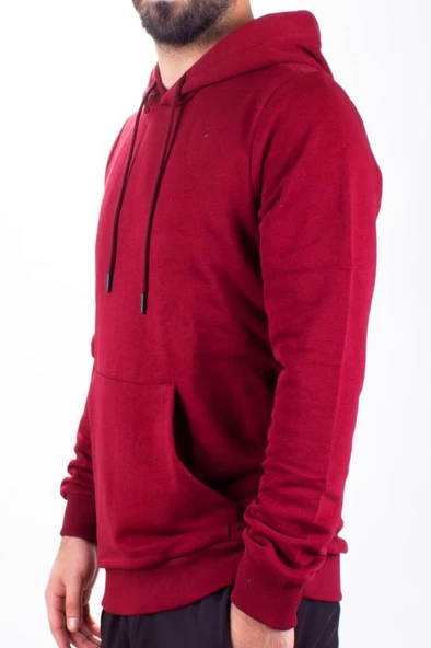 Twister 2732 Bordo Kapüşonlu Erkek Sweatshirt ürün görseli 1