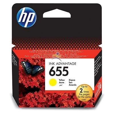 HP No 655 Sarı Kartuş CZ112A ürün görseli 1
