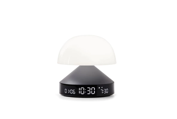 Lexon Mina Sunrise Alarm Saatli Gün Işığı Simulatörü & Aydınlatma - Metalik Gri ürün görseli 1