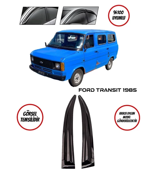 Ford Transit 1985 Cam Rüzgarlığı 2 li ürün görseli 1