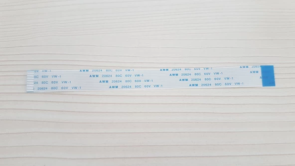 12 Pin 15cm Ters 1mm Adımlı Esnek Flex Kablo Awm 20624 80c 60v Şerit Fleks Film ürün görseli 1