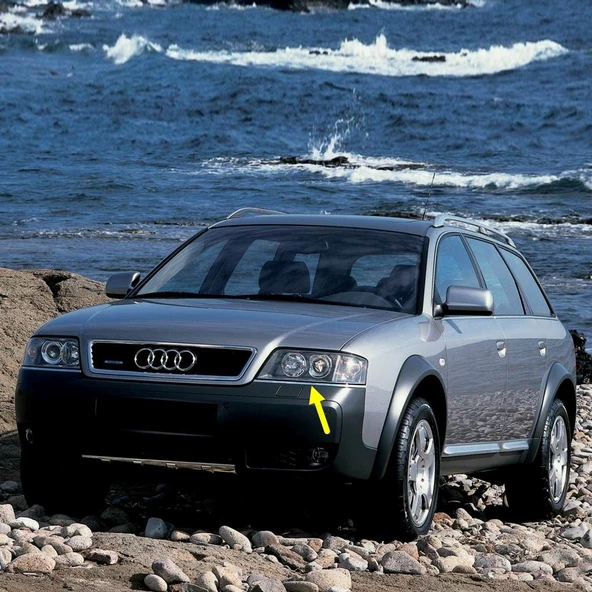 Audi A6 Allroad Quattro 2000-2005 Sol Ön Far Altı Krom Çıta 4B0807173 ürün görseli 1