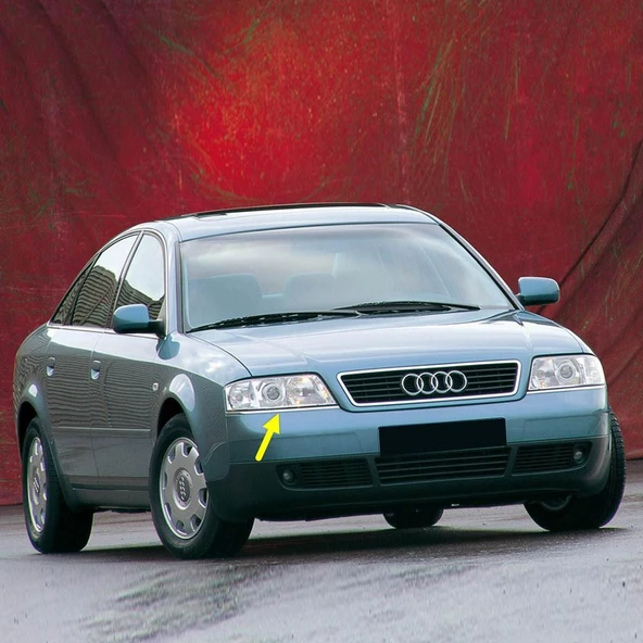 Audi A6 1998-2001 Sağ Ön Far Altı Krom Çıta 4B0807174 ürün görseli 1