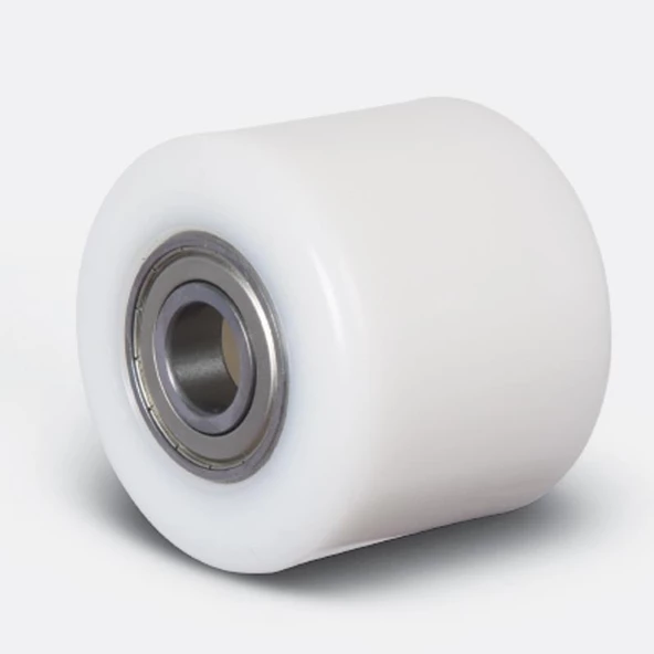 Emes ZBZ Transpalet Tekeri Bilyalı Rulmanlı Beyaz 85x70 mm 600 Kg ürün görseli 1