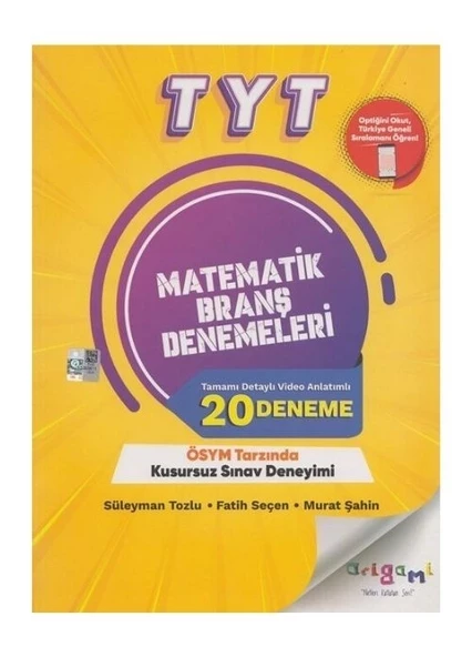 Tammat Yayınları Tyt 20 Li Matematik Denemeleri ürün görseli 1