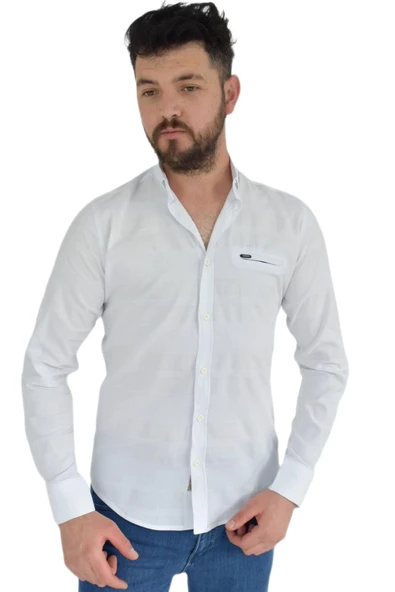 Erkek Spor Gömlek Silim Fit 9843 BGL-ST02725 ürün görseli 1