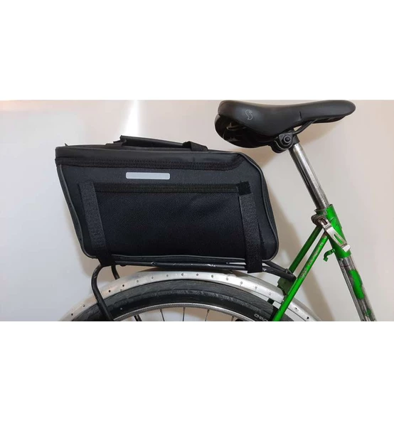 PROCYCLE ARKA BAGAJ TERMAL ÇANTA PC-410 GRİ - Resim 3
