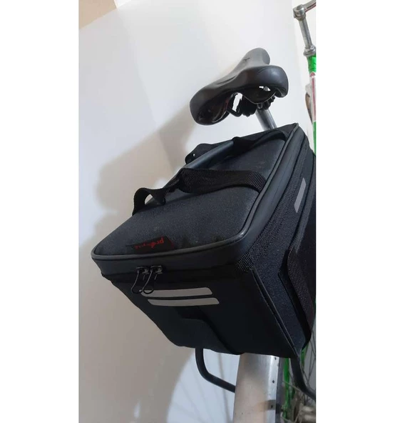 PROCYCLE ARKA BAGAJ TERMAL ÇANTA PC-410 GRİ - Resim 6