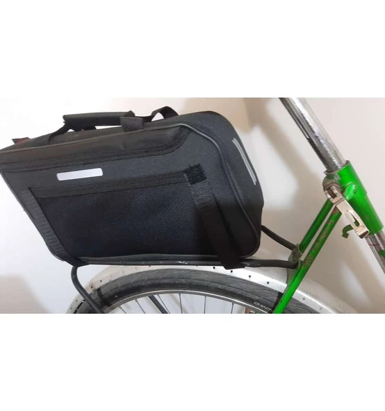 PROCYCLE ARKA BAGAJ TERMAL ÇANTA PC-410 GRİ - Resim 2