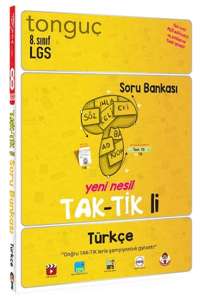 8. Sınıf Türkçe Taktikli Soru Bankası - Tonguç Yayınları ürün görseli 1